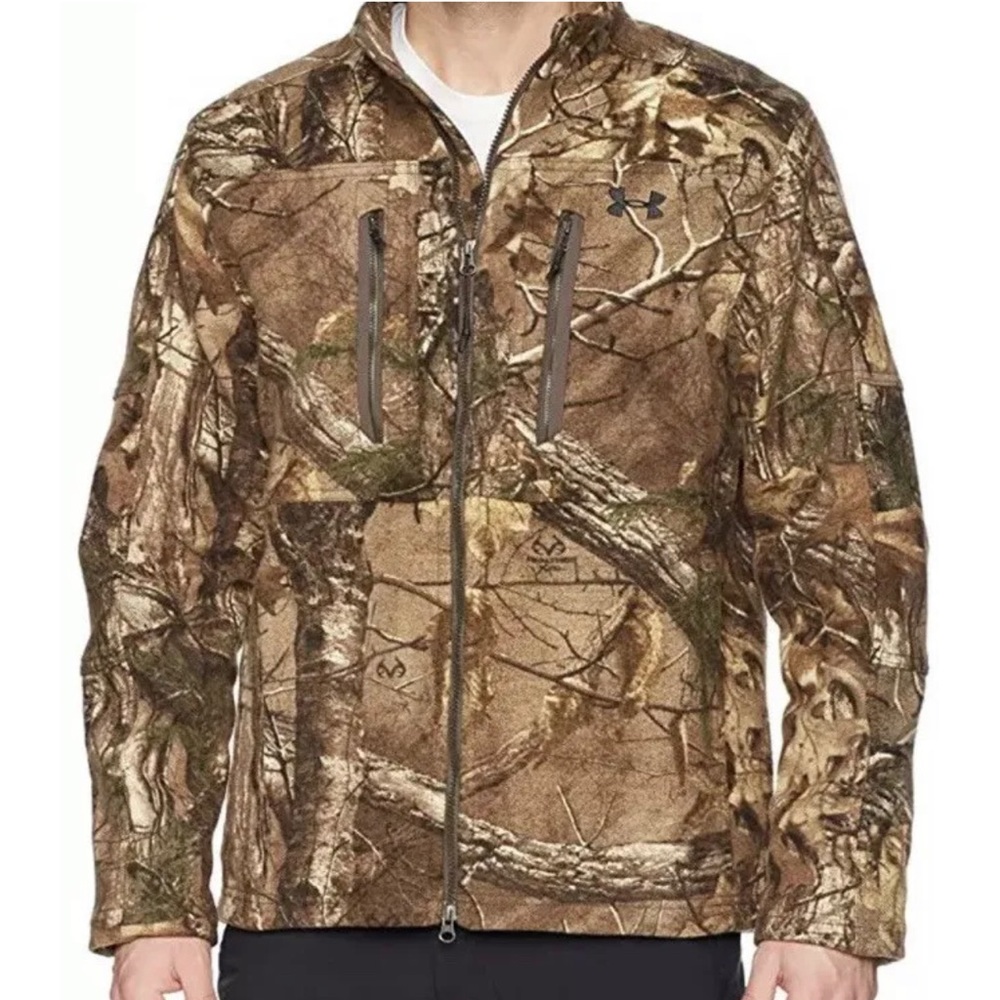 ⭐️HP NWT Under Armour Stealth MidSeason Wool Jacket RealTree Xtra 1297441 SZ XL